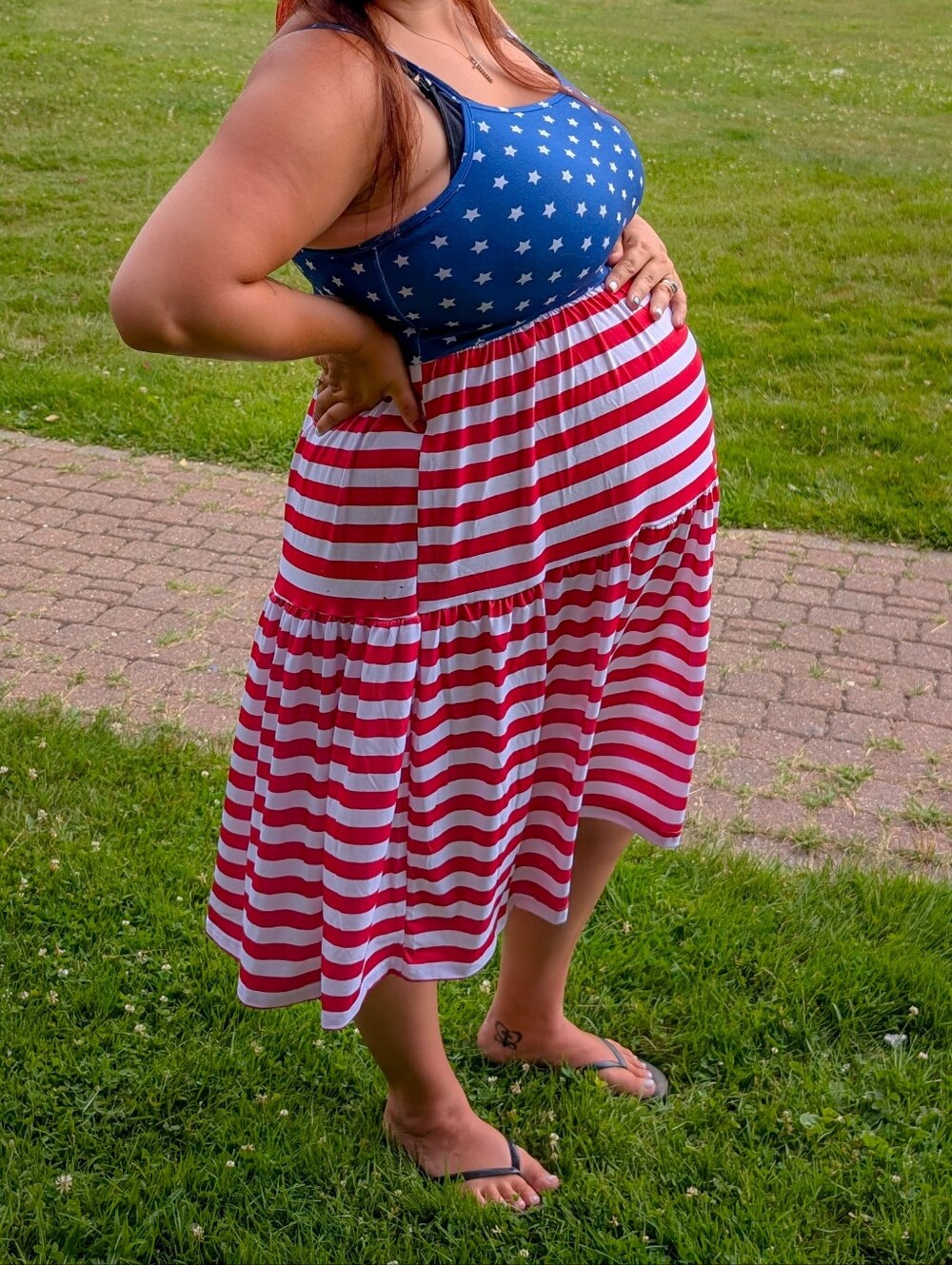 American Flag Dress - Bump friendly!